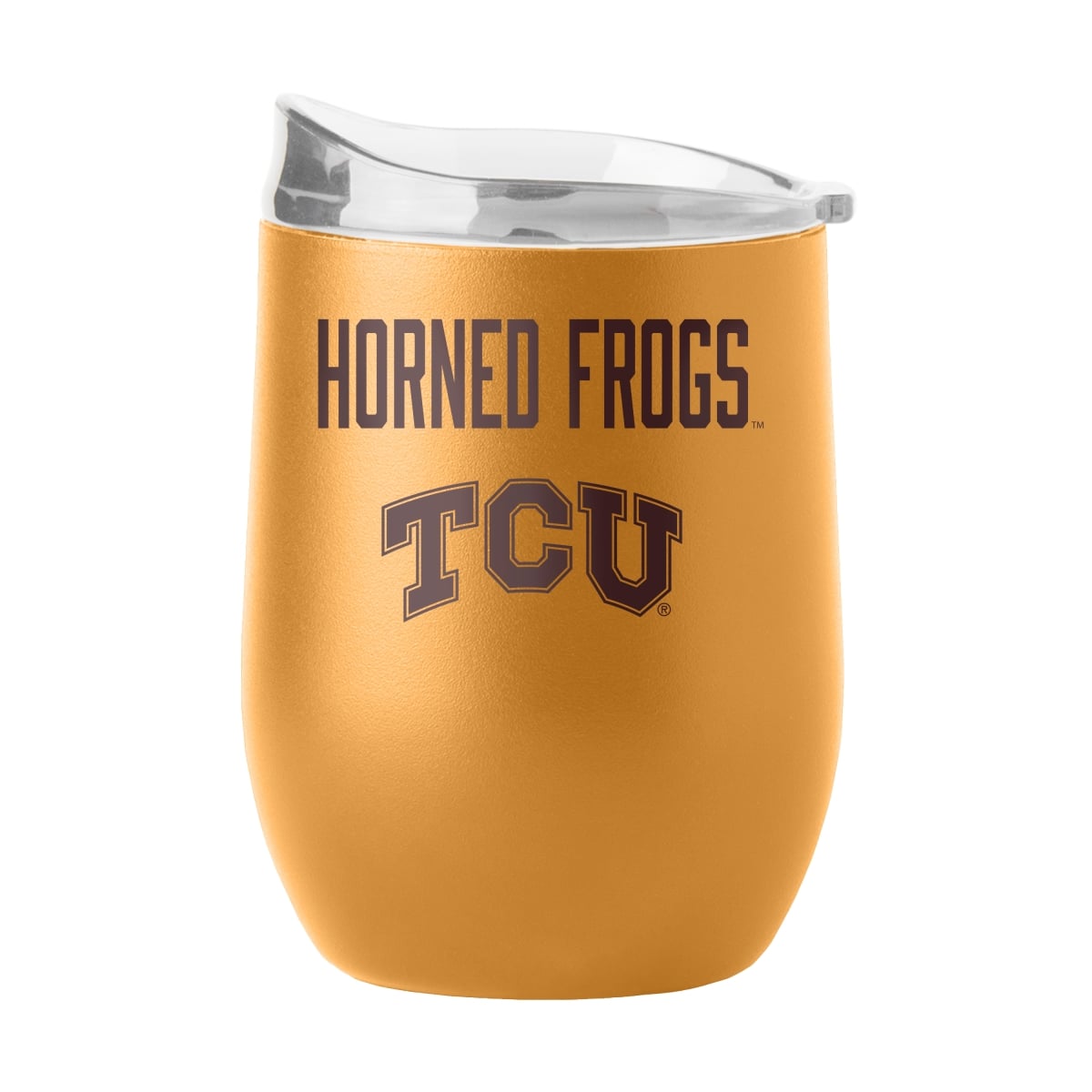 215-S16PB-OAK-49 TCU 16 oz Huddle Powder Coat Curved Beverage