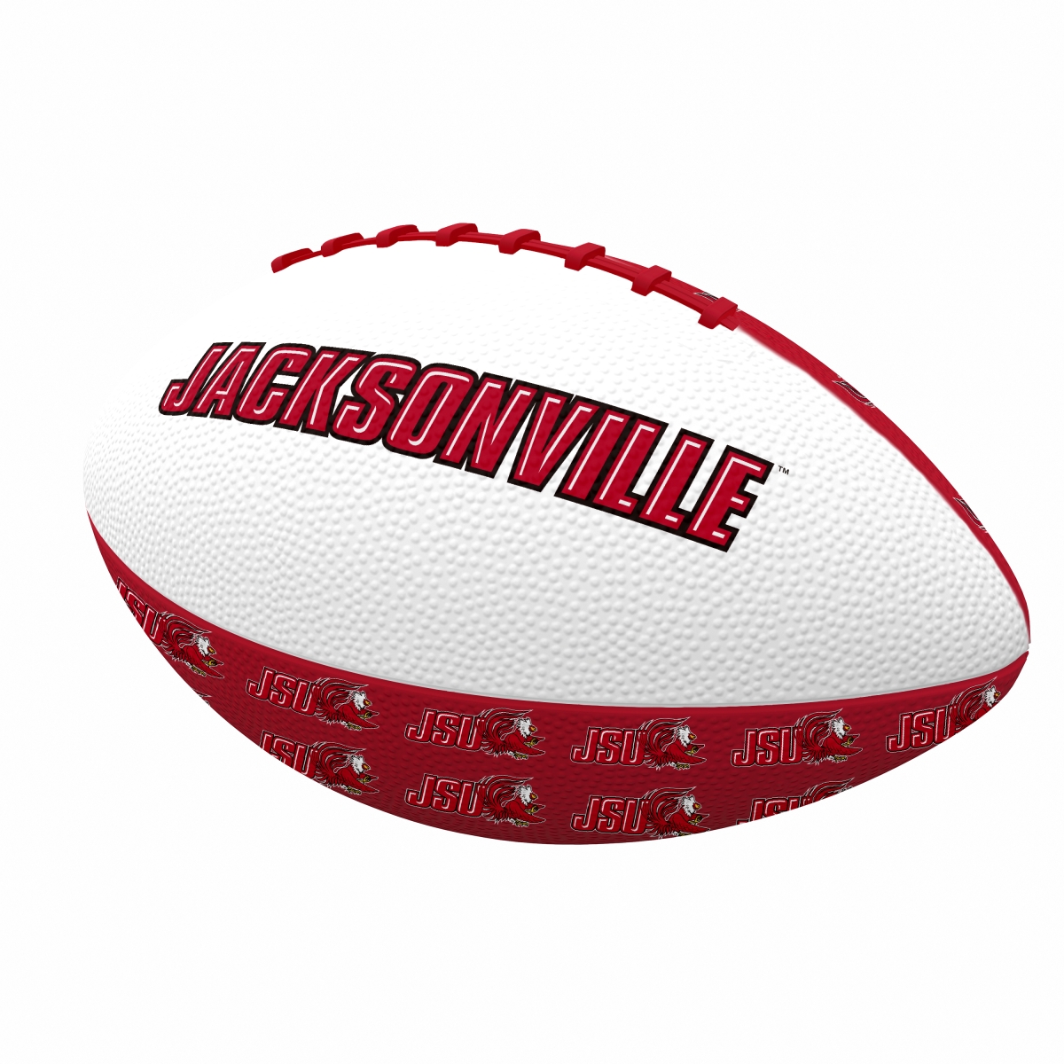 334-93MR-3 Jacksonville State Mini Size Rubber Footballl