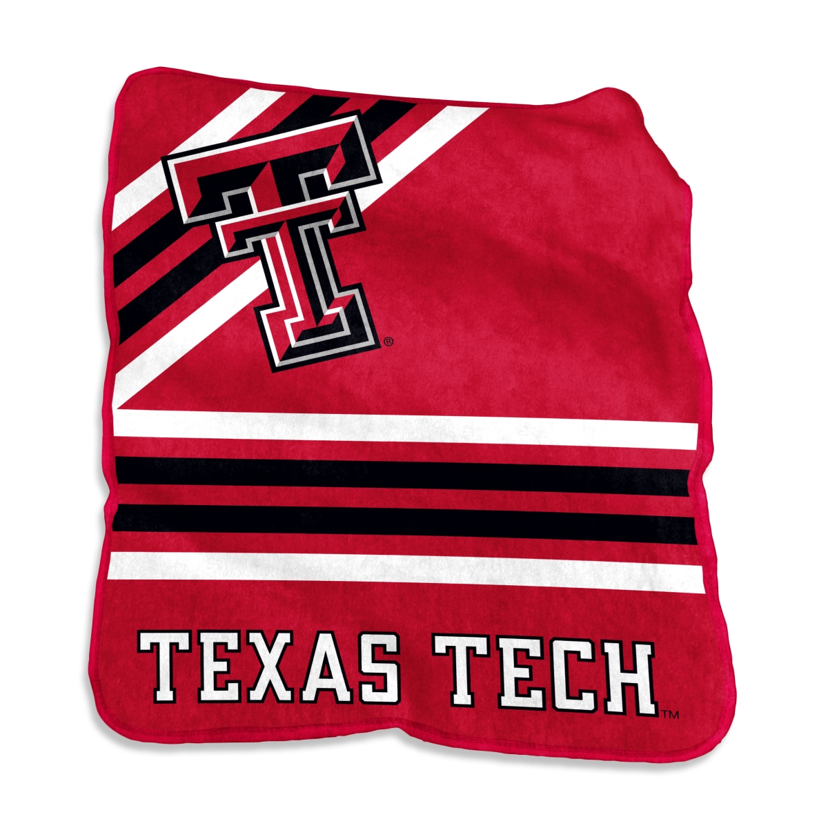 Picture of Logo Brands 220-26C Texas Tech Raschel Throw