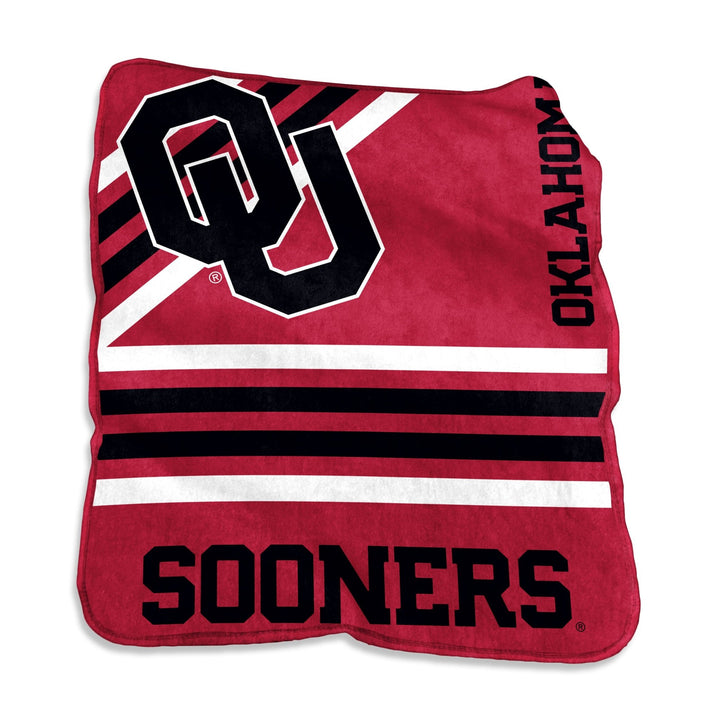 192-26C NCAA Oklahoma Sooners Raschel Throw Blanket