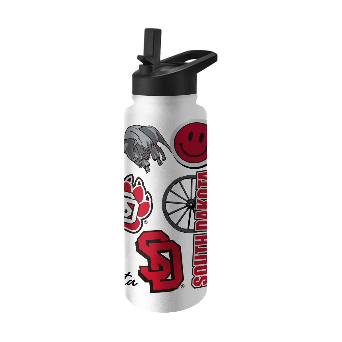 338-S34QB-63 South Dakota 34 oz Native Quencher Bottle