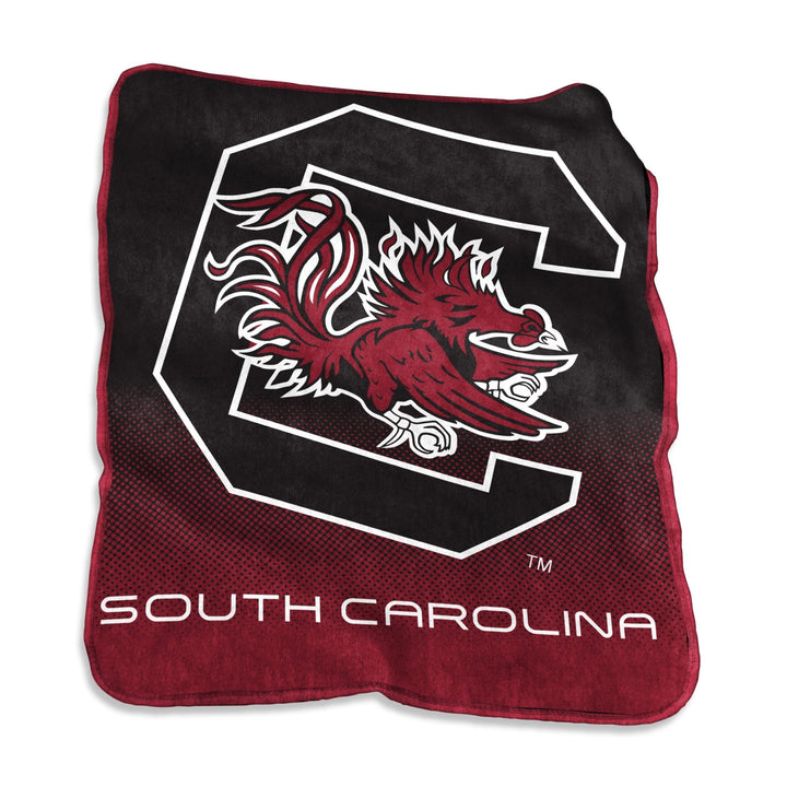 208-26C NCAA South Carolina Gamecocks Raschel Throw Blanket
