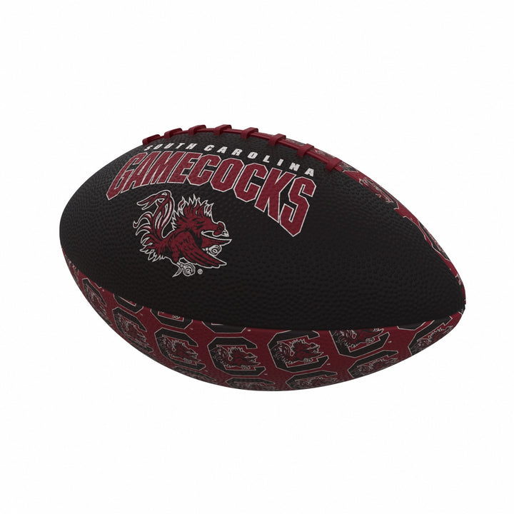 208-93MR-3 NCAA South Carolina Gamecocks Repeating Rubber Football - Mini Size