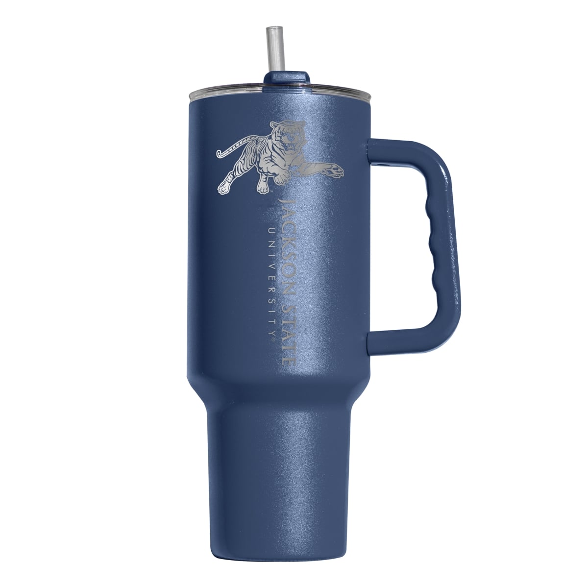 252-S40PT-9 Jackson State 40 oz Etch Powder Coat Tumbler