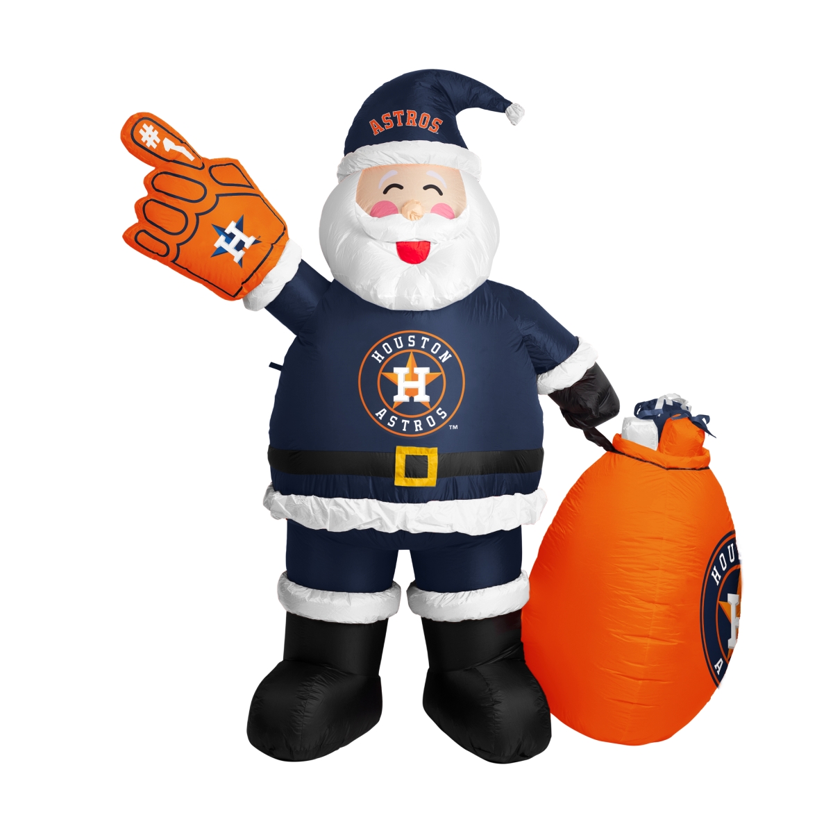 513-100-S Houston Astros Inflatable Santa