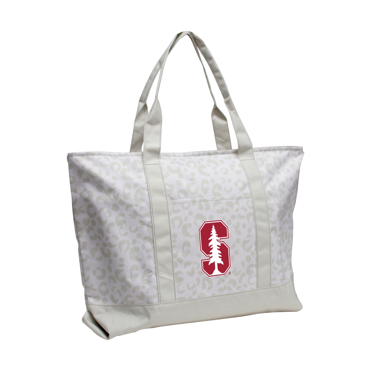 257-67P-L1 22 x 5 x 16 in. Stanford Leopard Pattern Tote