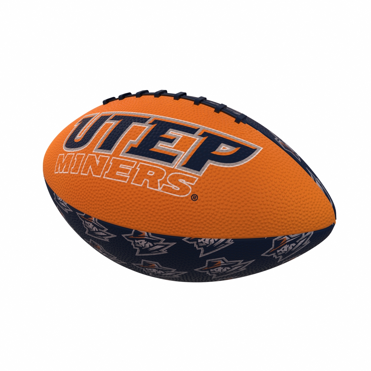 231-93MR-3 UTEP Repeating Mini-Size Rubber Football