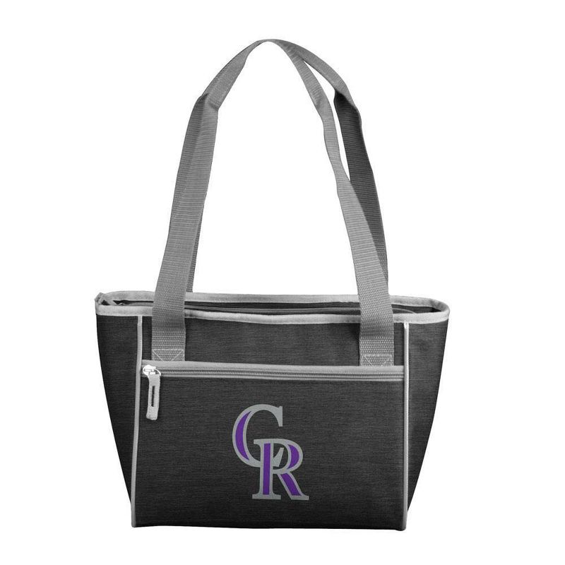 Picture of Logo Chair 510-83-CR1 MLB Colorado Rockies Crosshatch 16 Can Cooler Tote