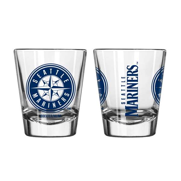 526-G2S-1 2 oz MLB Seattle Mariners Gameday Shot Glass