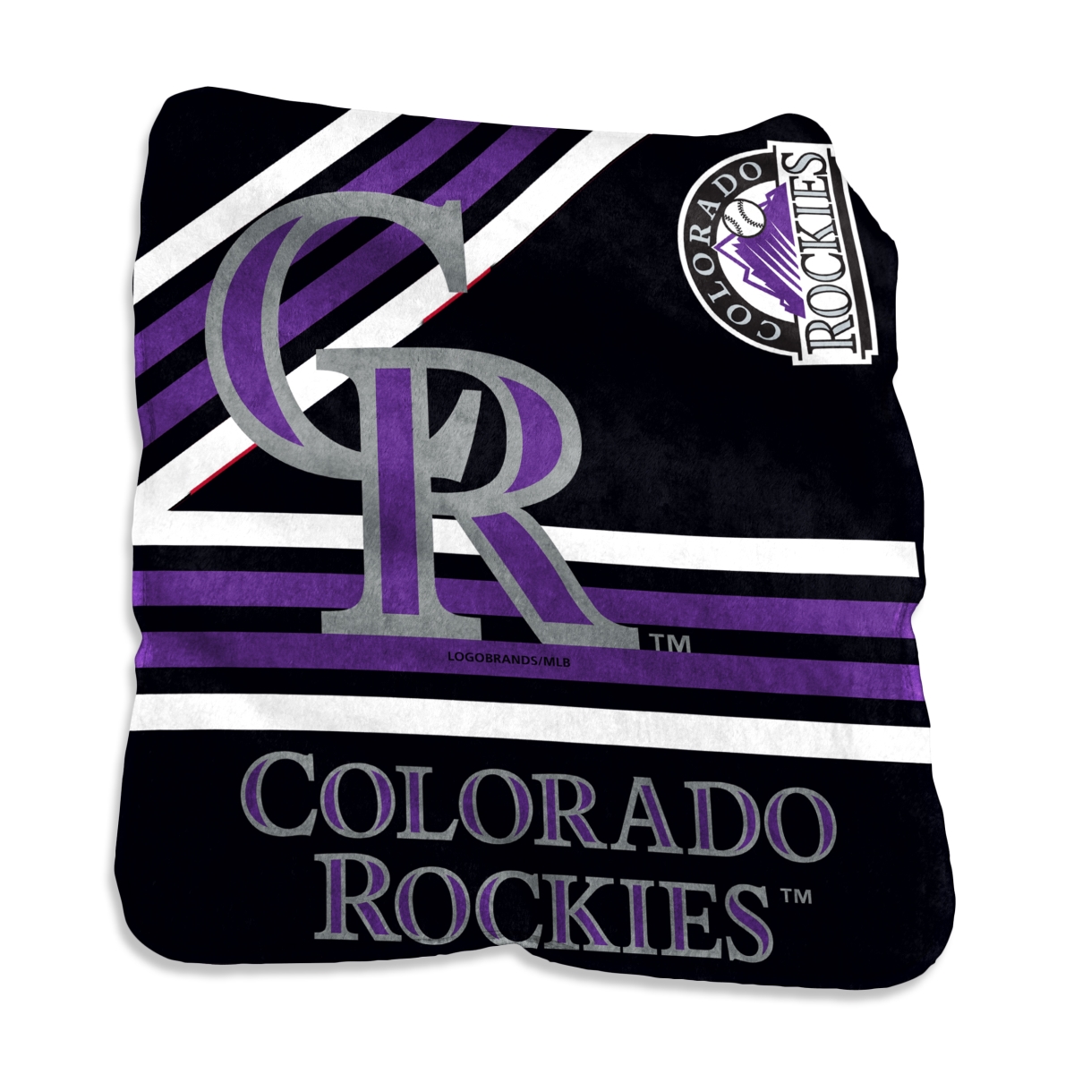 510-26C Colorado Rockies Raschel Throw