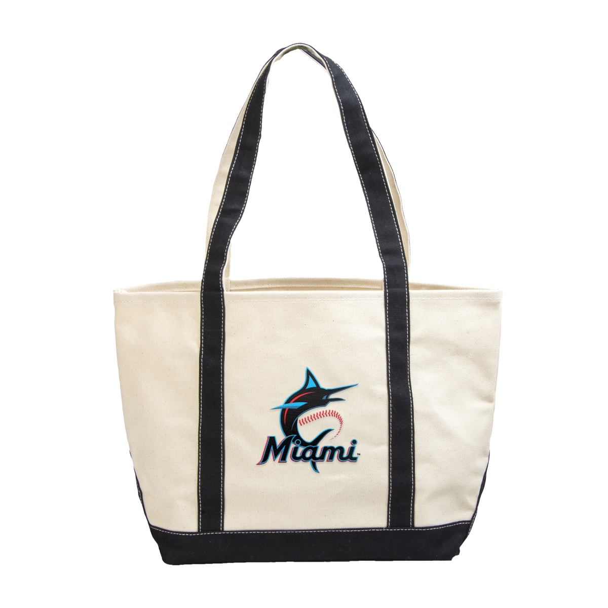 512-67C Miami Marlins Canvas Tote