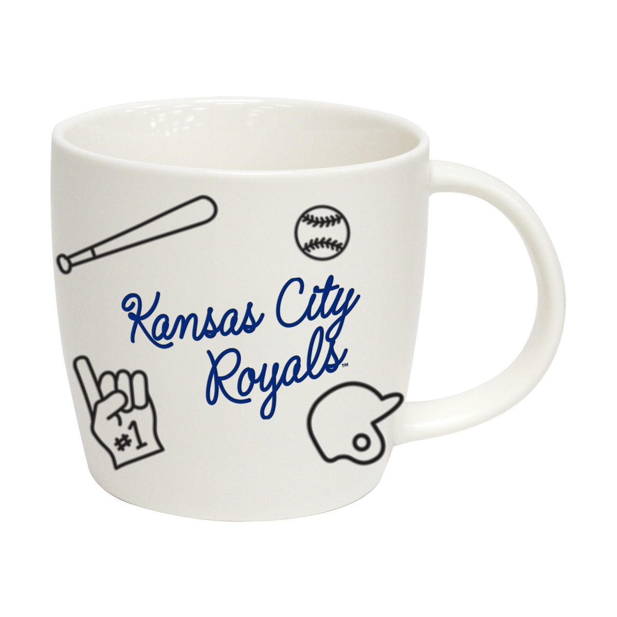 Picture of Logo Brands 514-C18PM KC Royals 18 oz Playmaker Mug