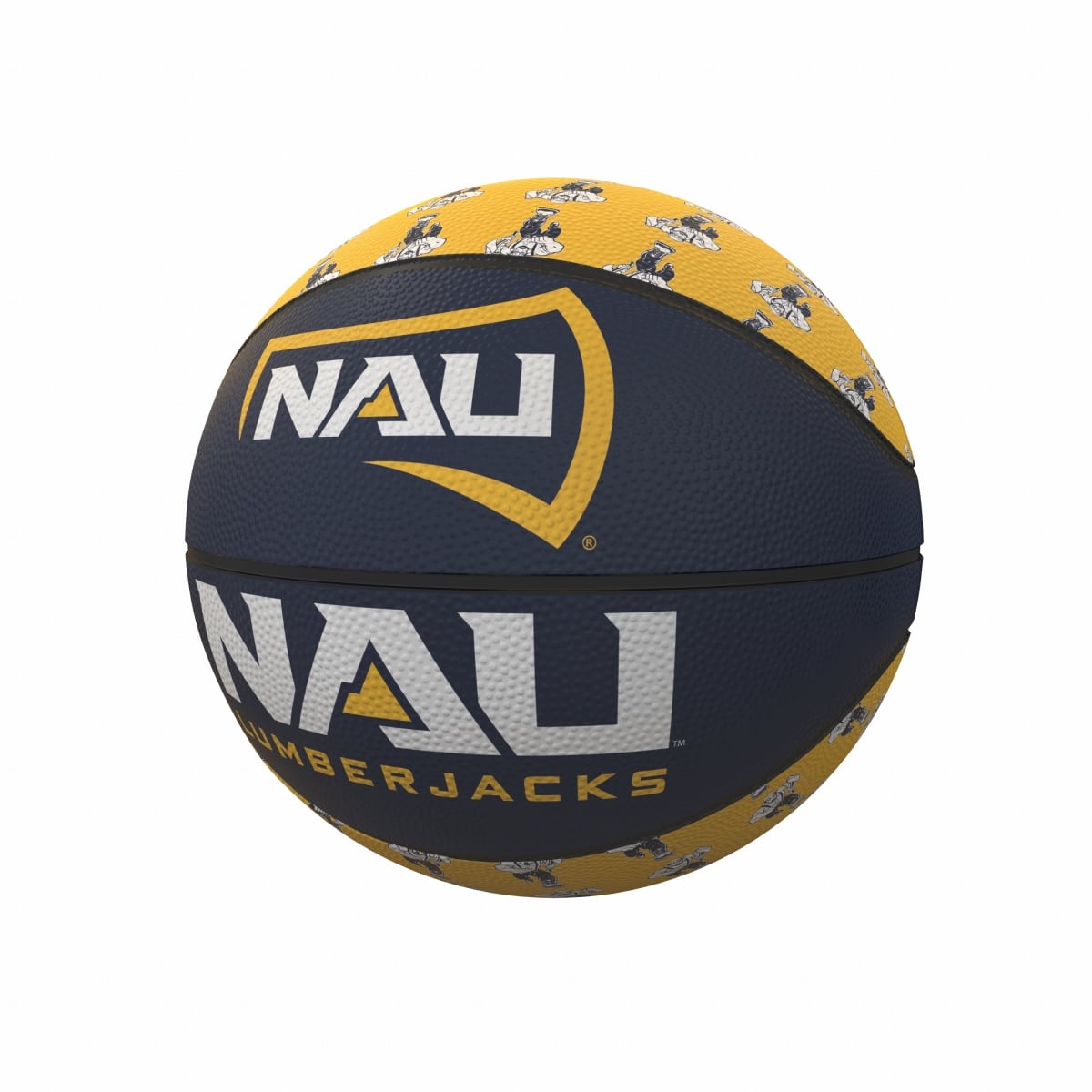 340-91MR-1 Northern Arizona Mini-Size Rubber Basketball