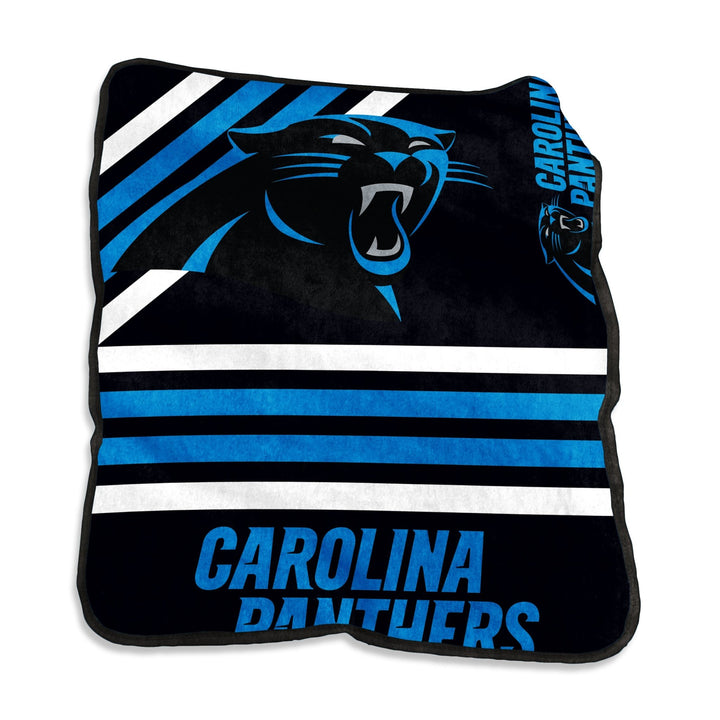 Picture of Logo Chair 605-26C NFL Carolina Panthers Raschel Throw Blanket