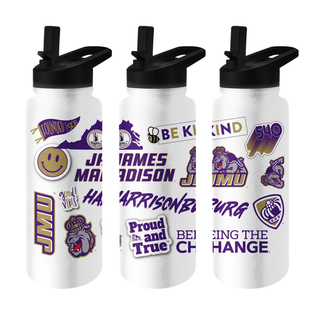 265-S34QB-63 34 oz James Madison Native Quencher Bottle