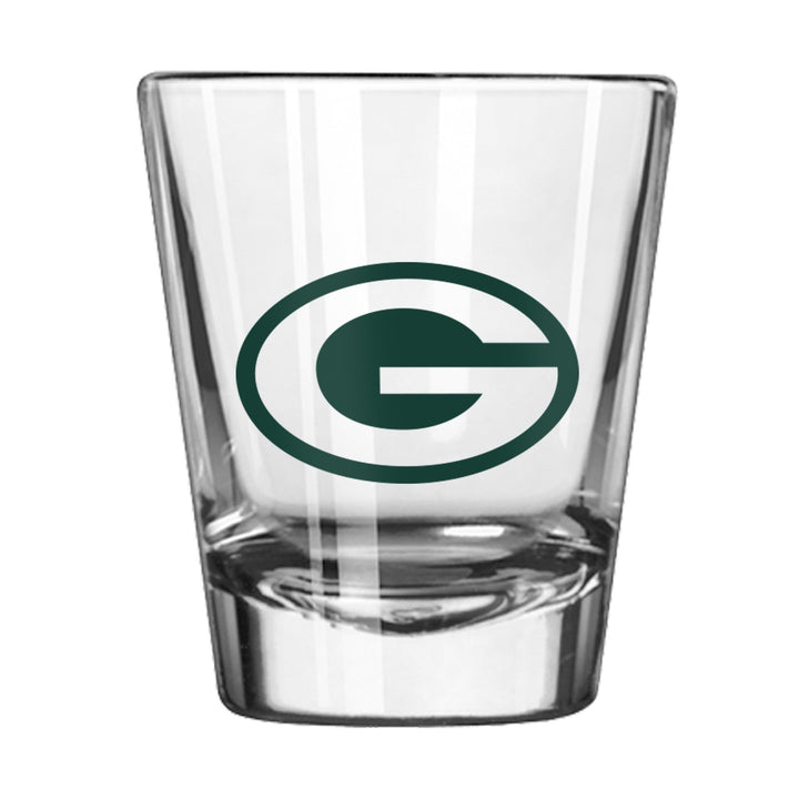 612-G2S-1 2 oz NFL Green Bay Packers Gameday Shot Glass -  Logo Chair