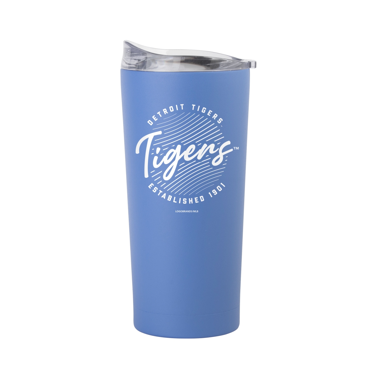 511-S20PT-ARC-35 20 oz Detroit Tigers Retro Script Arctic Powder Coat Tumbler
