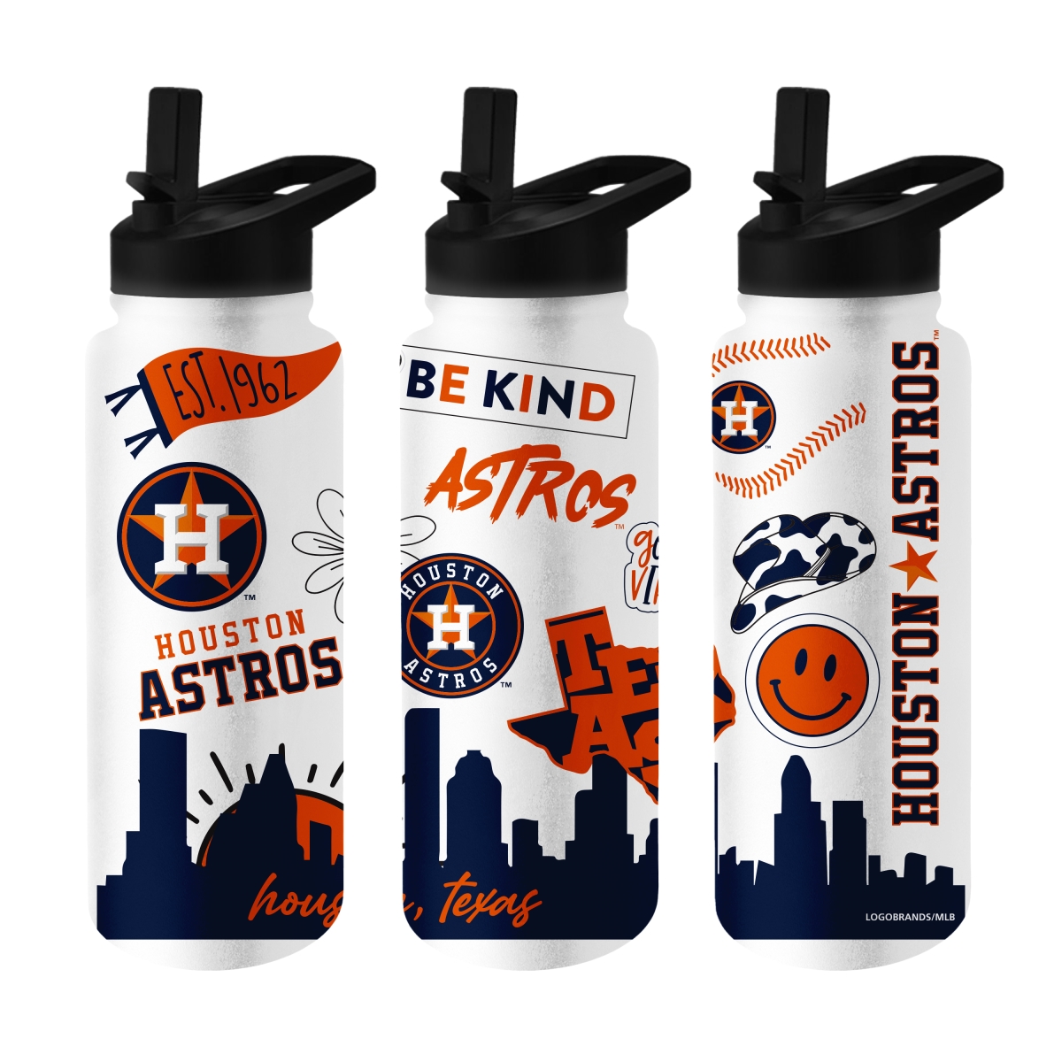 513-S34QB-63 Houston Astros 34 oz Native Quencher Bottle