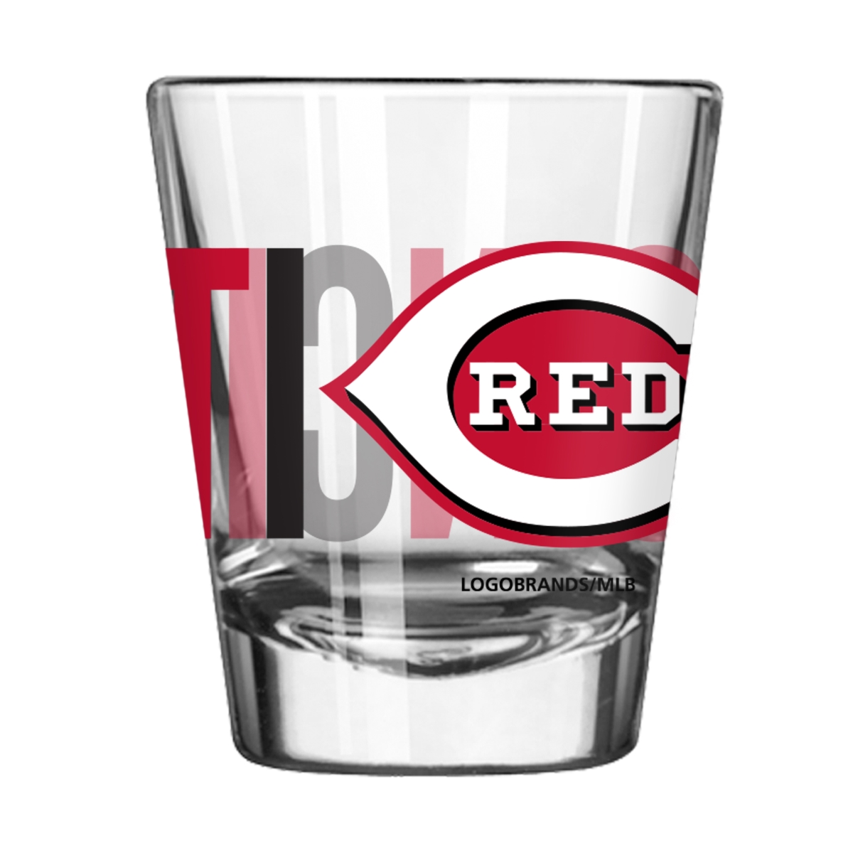 508-G2S-4 Cincinnati Reds 2 oz Overtime Shot Glass