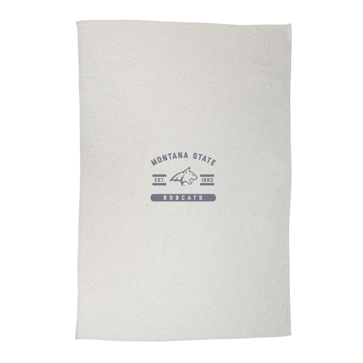 Picture of Logo Brands 278-74DS Montana State Sublimated Sweatshirt Blanket