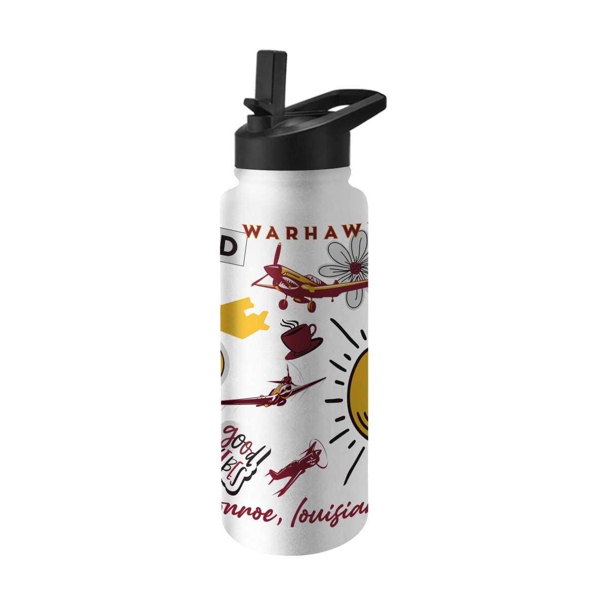 321-S34QB-63 Louisiana Monroe 34 oz Native Quencher Bottle