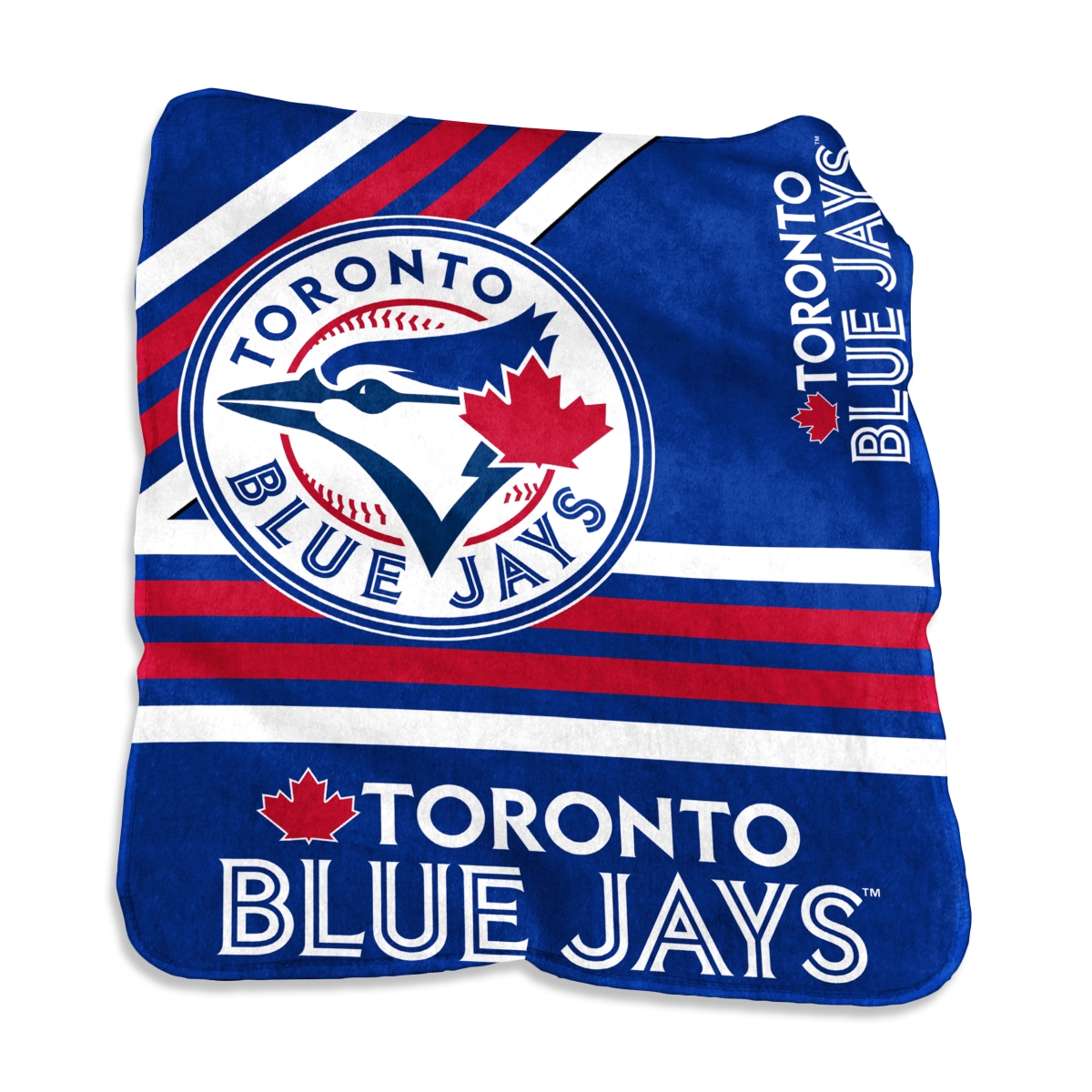 Picture of Logo Brands 530-26C Toronto Blue Jays Raschel Throw