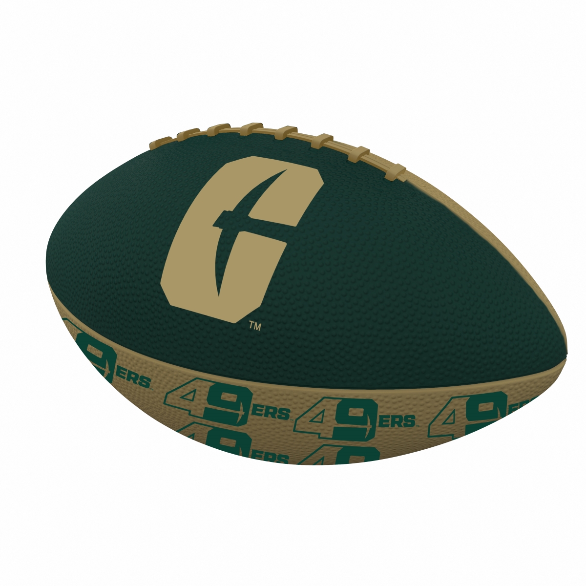 268-93MR-3 NC Charlotte Mini Size Rubber Footballl