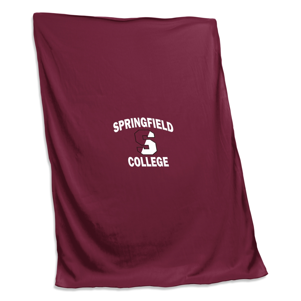Picture of Logo Brands 546-74S-11 Springfield College Screened Sweatshirt Blanket