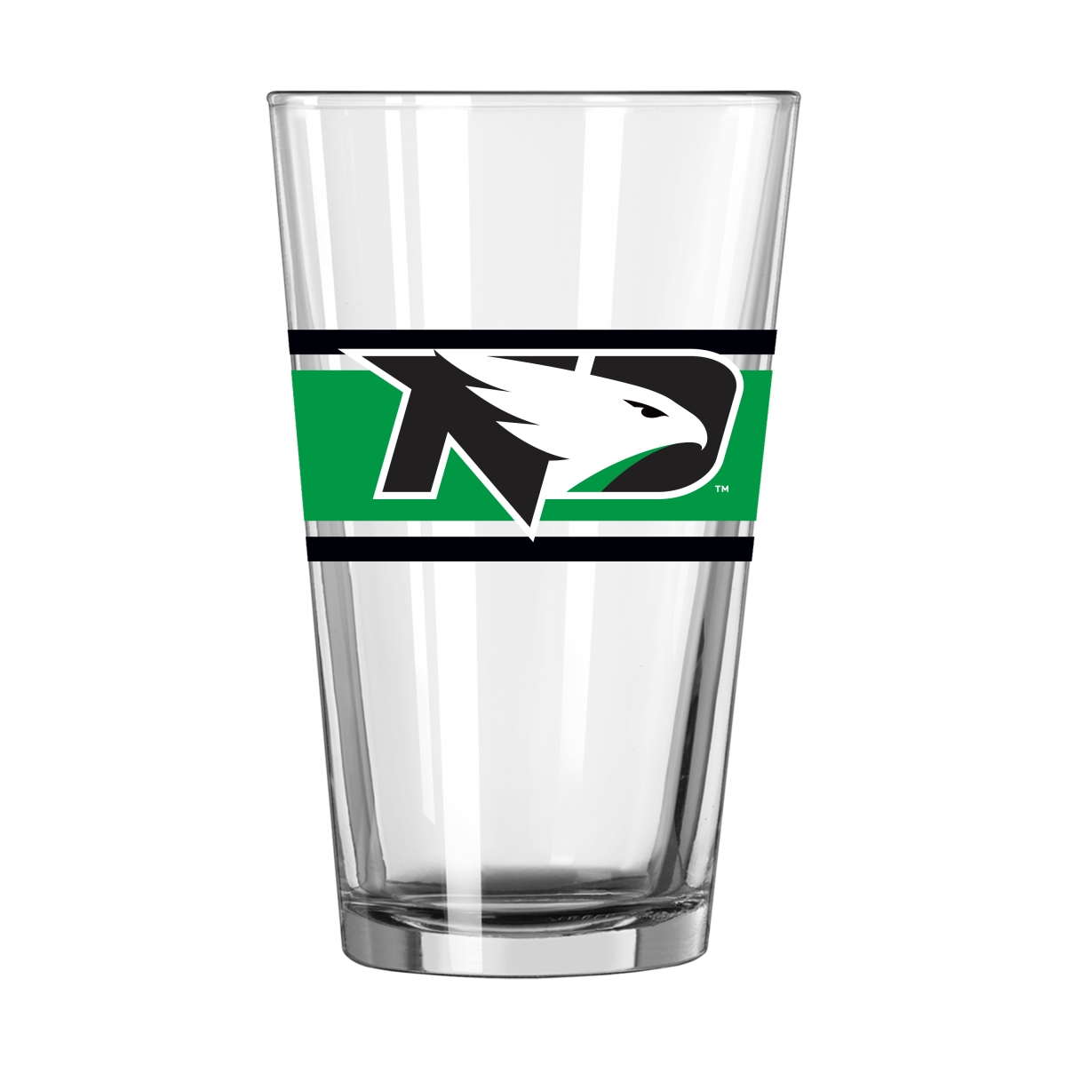 273-G16P-16 North Dakota 16 oz Stripe Pint Glass