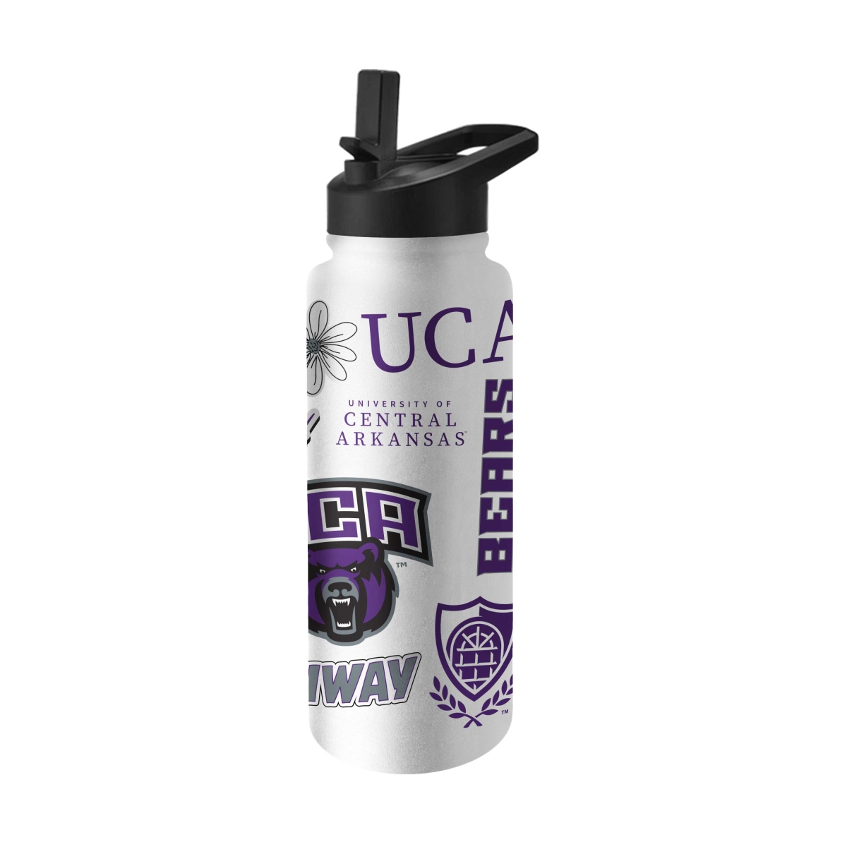 337-S34QB-63 Central Arkansas Bears 34 oz Native Quencher Bottle