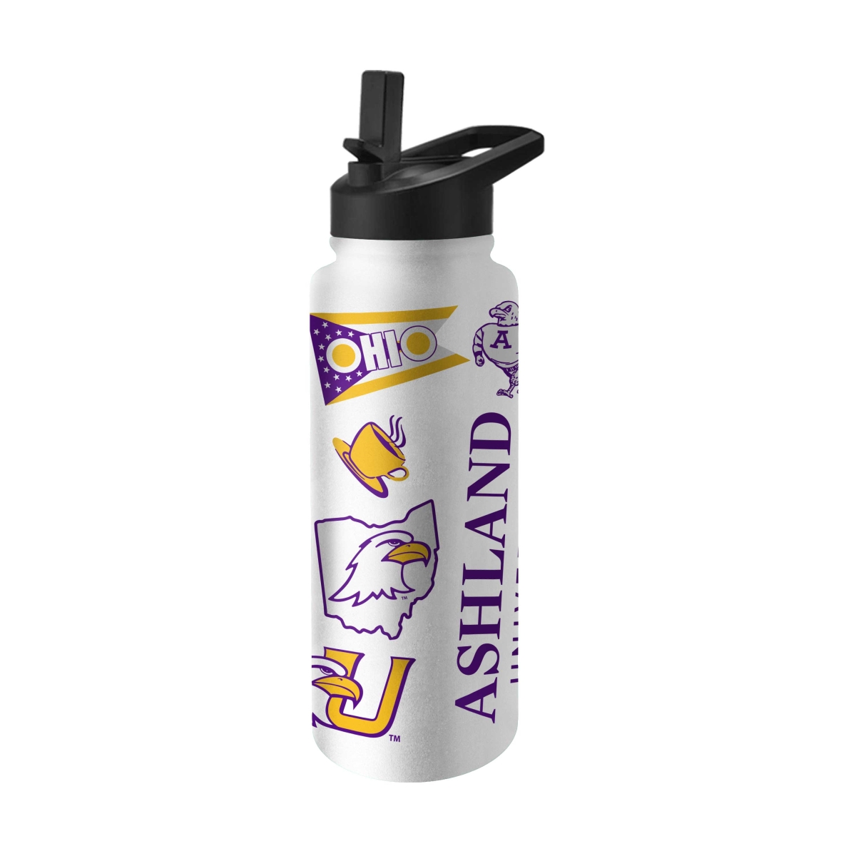 466-S34QB-63 Ashland University 34 oz Native Quencher Bottle