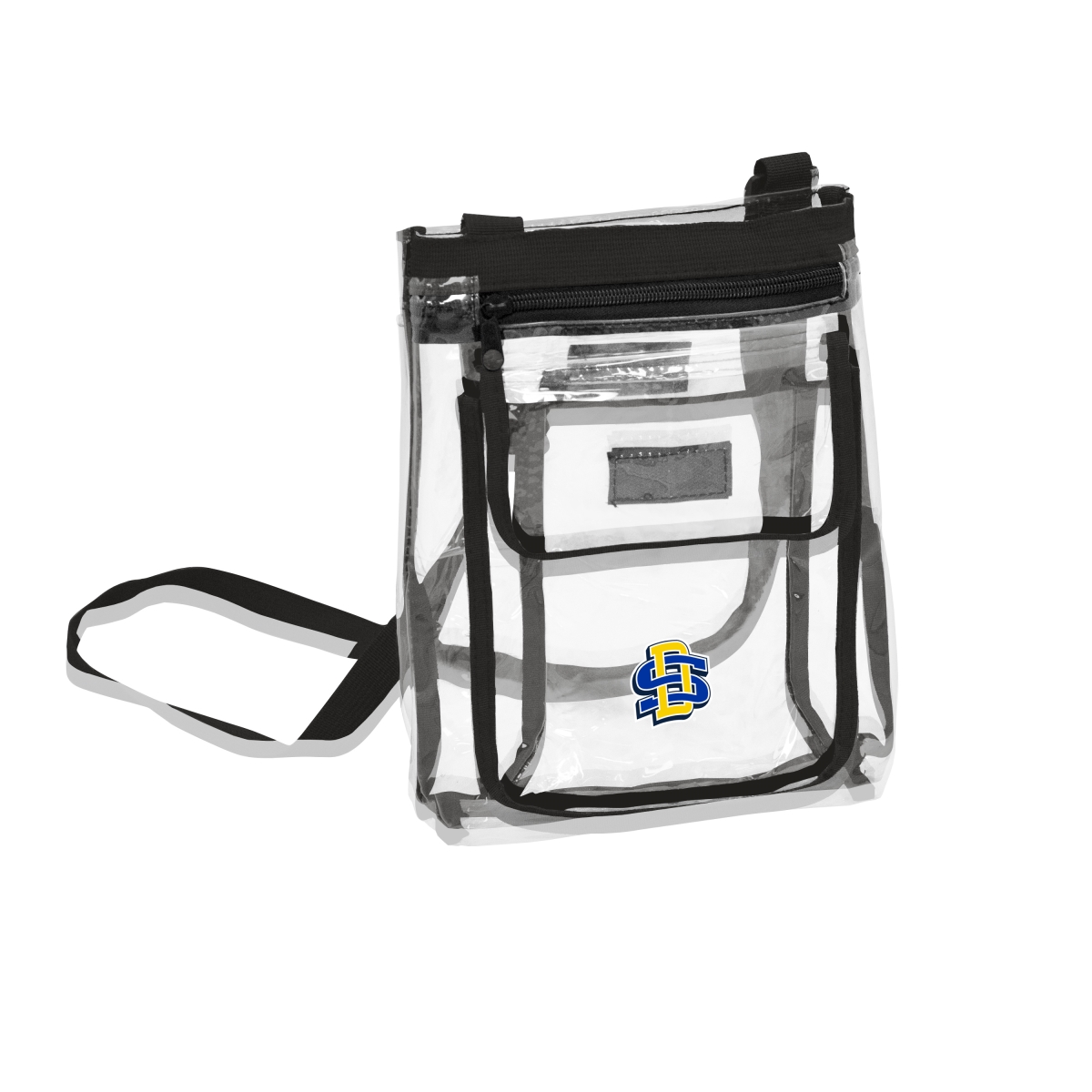 Picture of Logo Brands 291-66P 10.5 x 9.5 x .5 in. South Dakota State Clear Crossbody