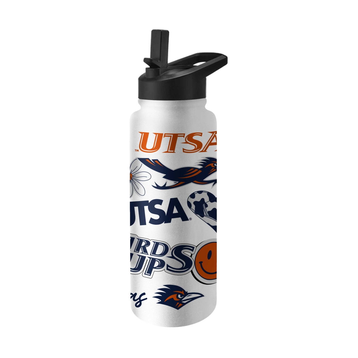 379-S34QB-63 34 oz Texas - San Antonio Native Quencher Bottle