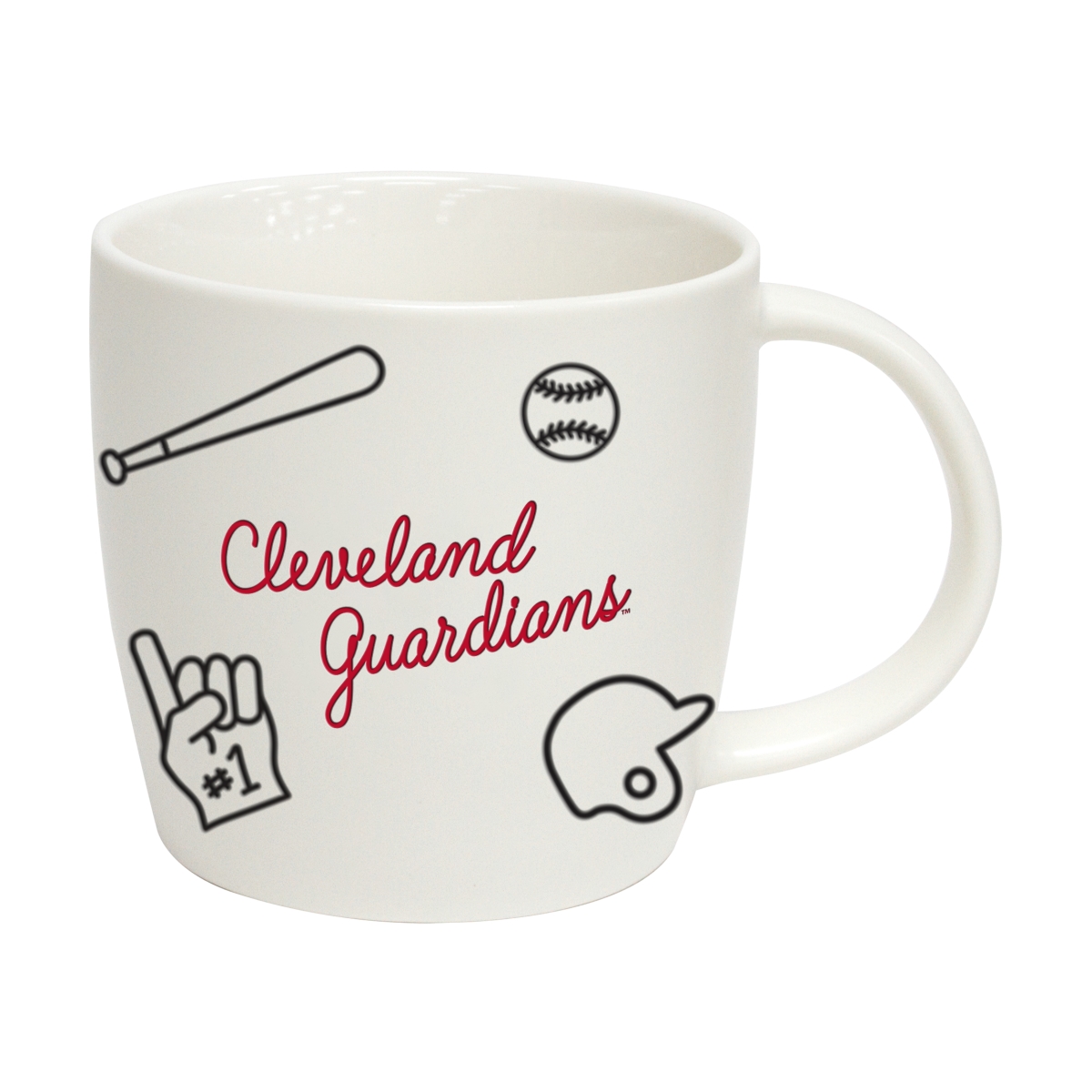 509-C18PM Cleveland Guardians 18 oz Playmaker Mug