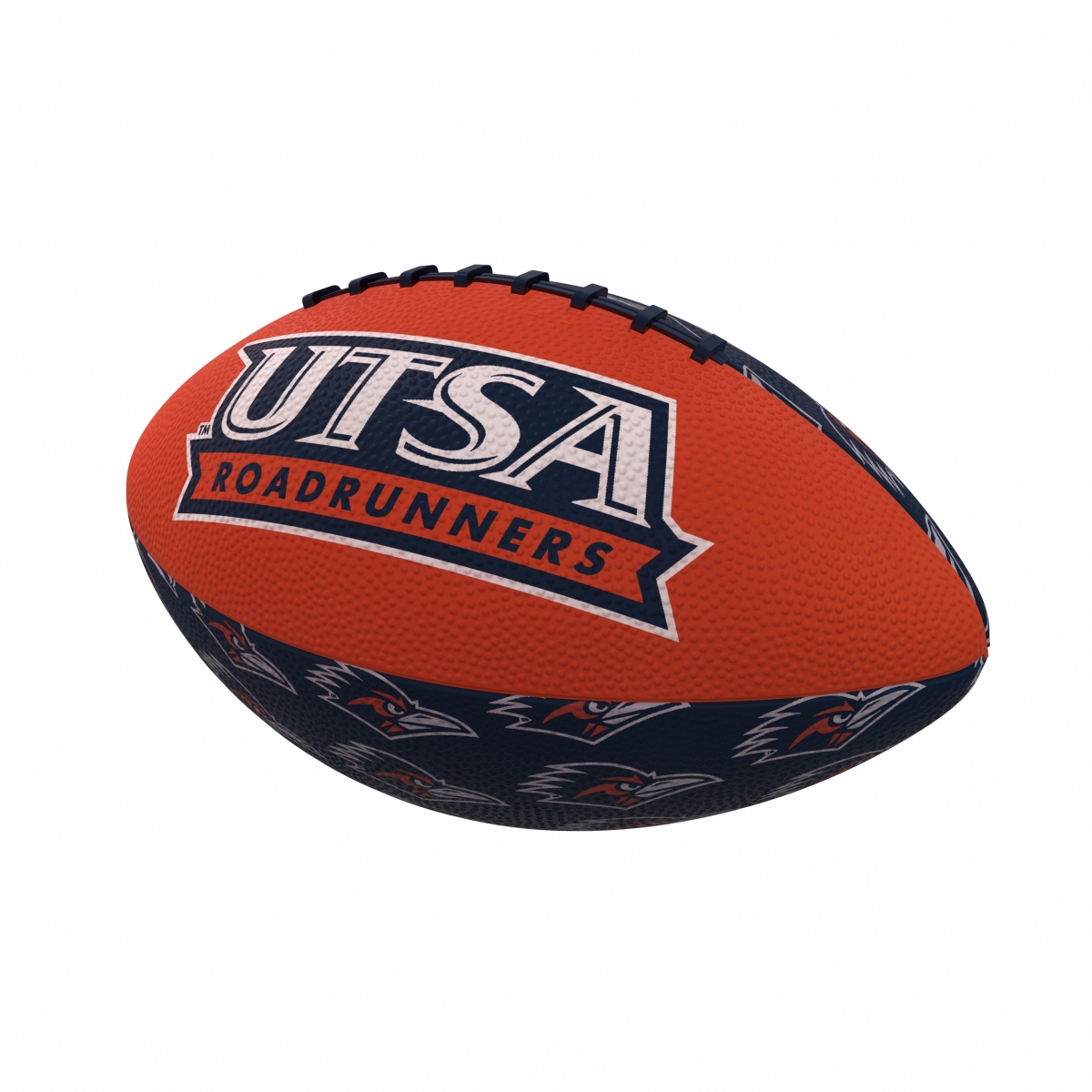 379-93MR-3 Texas-San Antonio Repeating Mini-Size Rubber Football