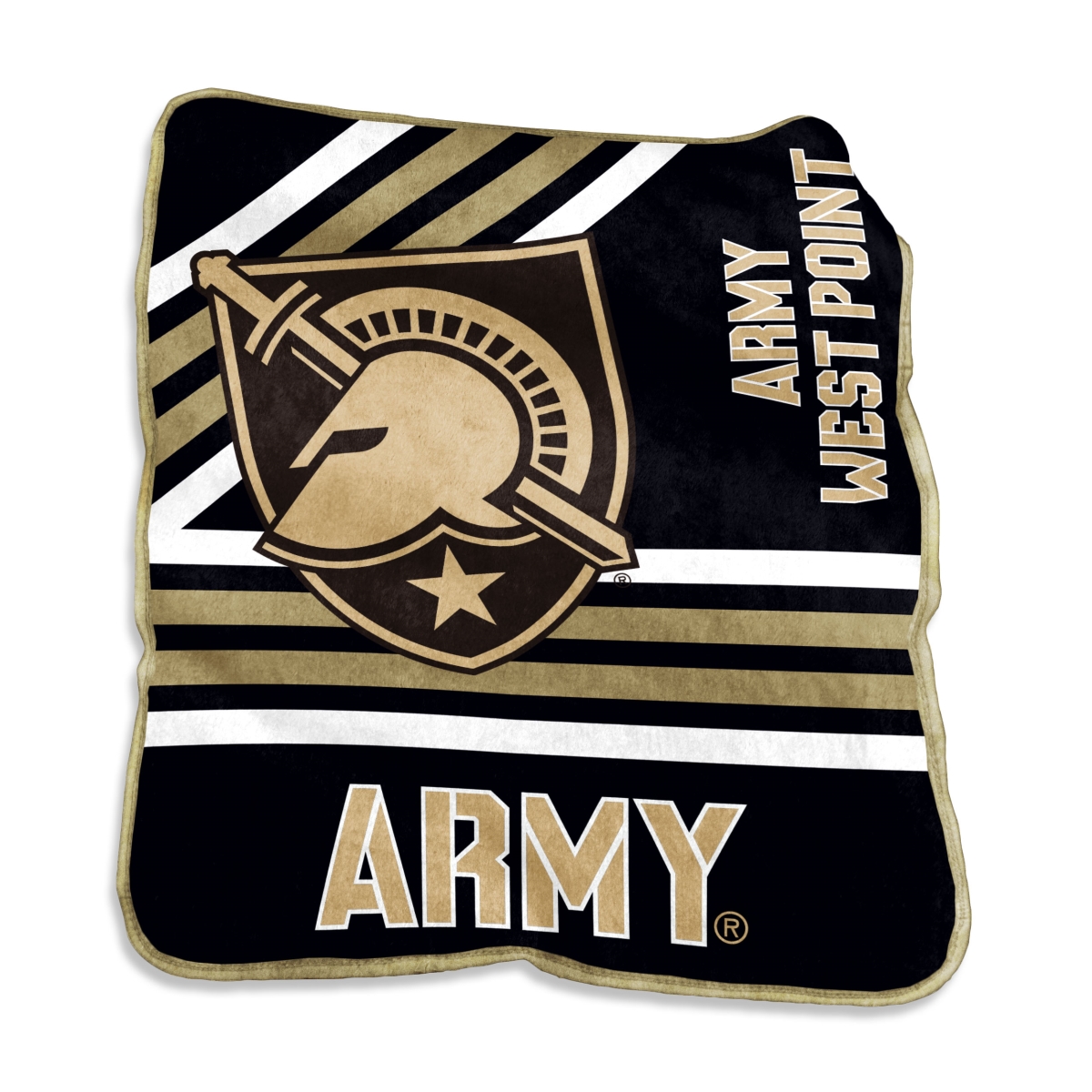 Picture of Logo Brands 283-26C Army Academy Raschel Throw
