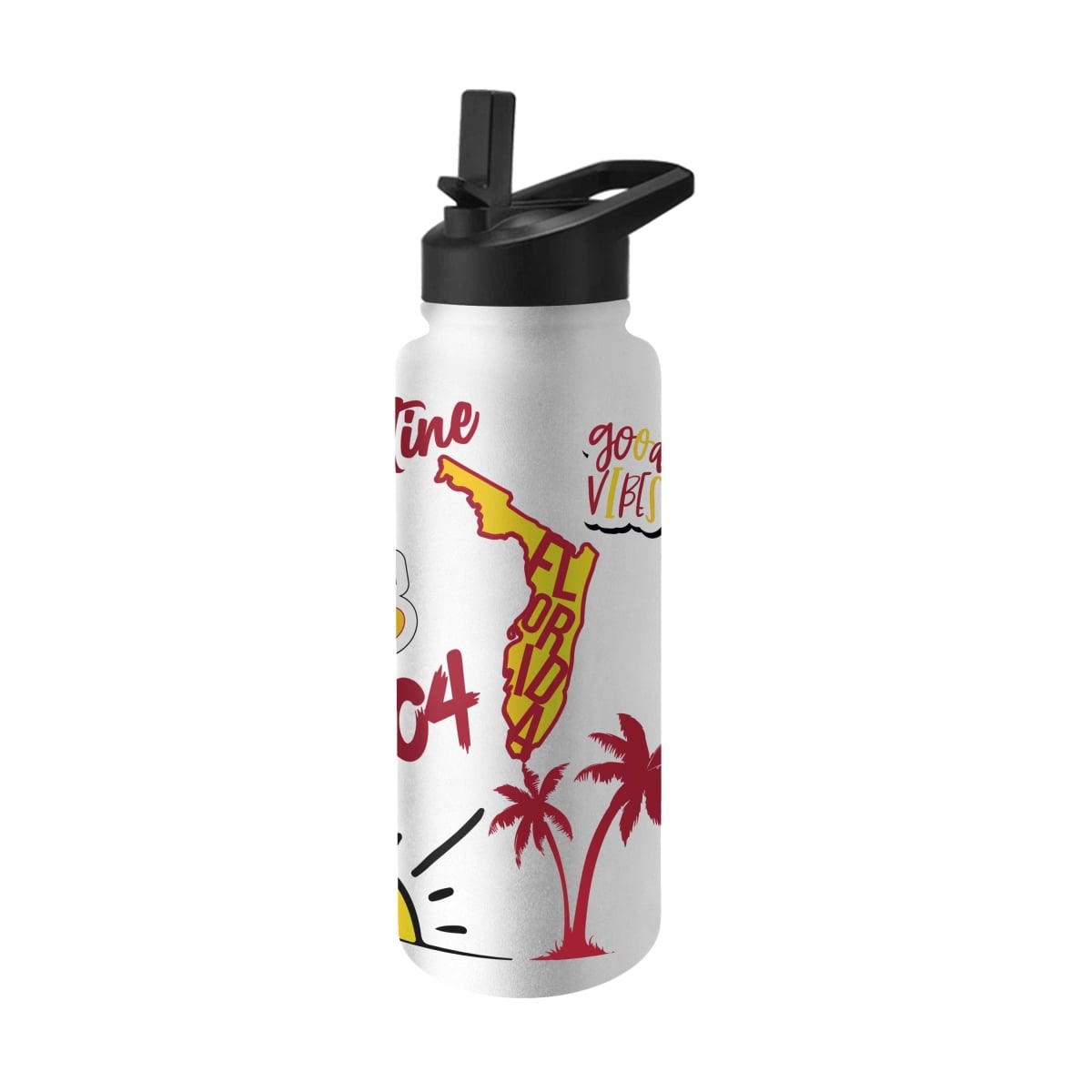 Picture of Logo Brands 415-S34QB-63 34 oz Flagler College Native Quencher Bottle