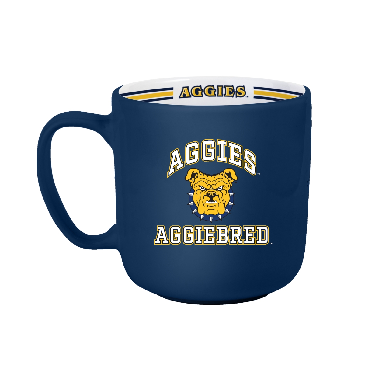 473-C15SM 15 oz North Carolina A & T Stripe Mug