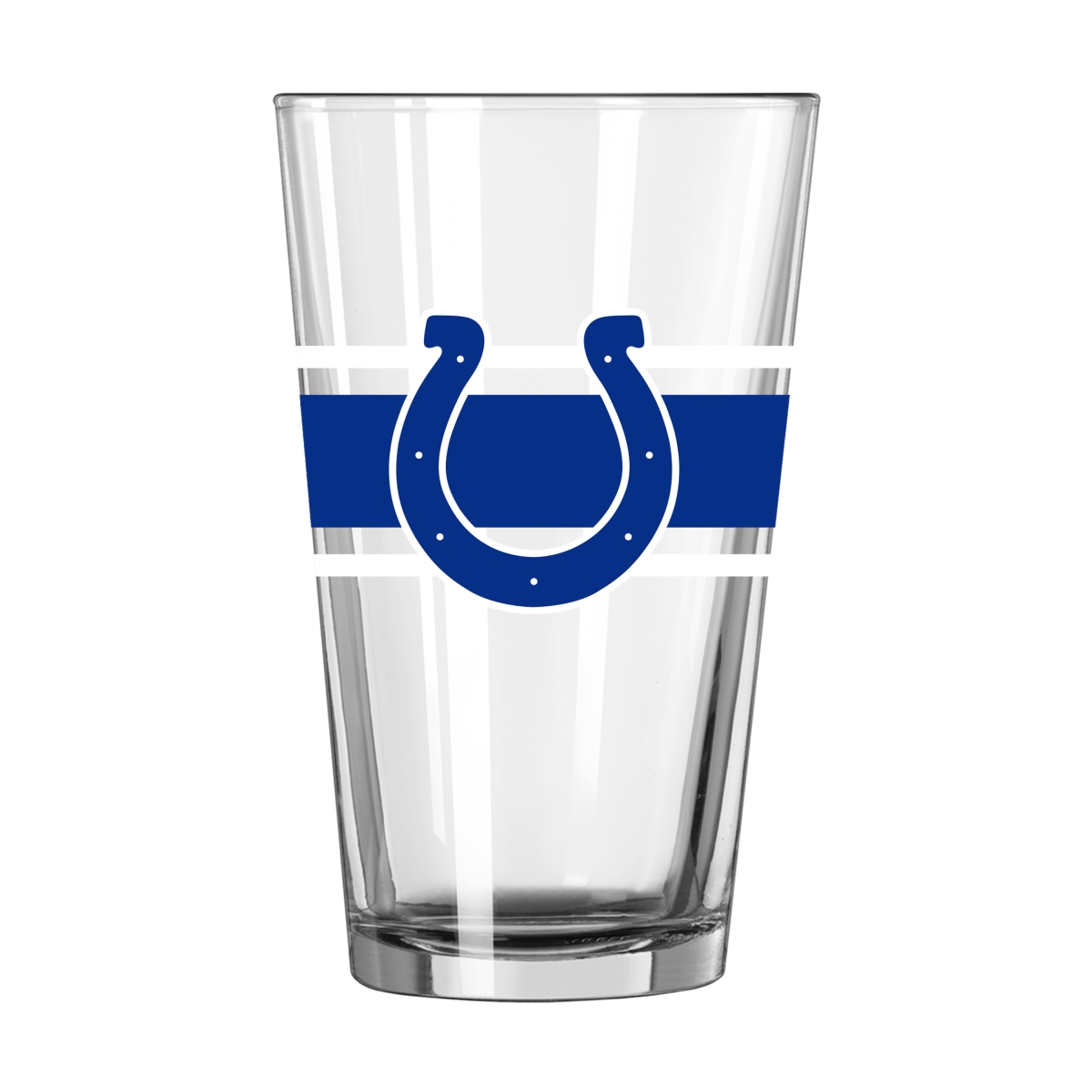 614-G16P-16 16 oz Indianapolis Colts Stripe Pint Glass