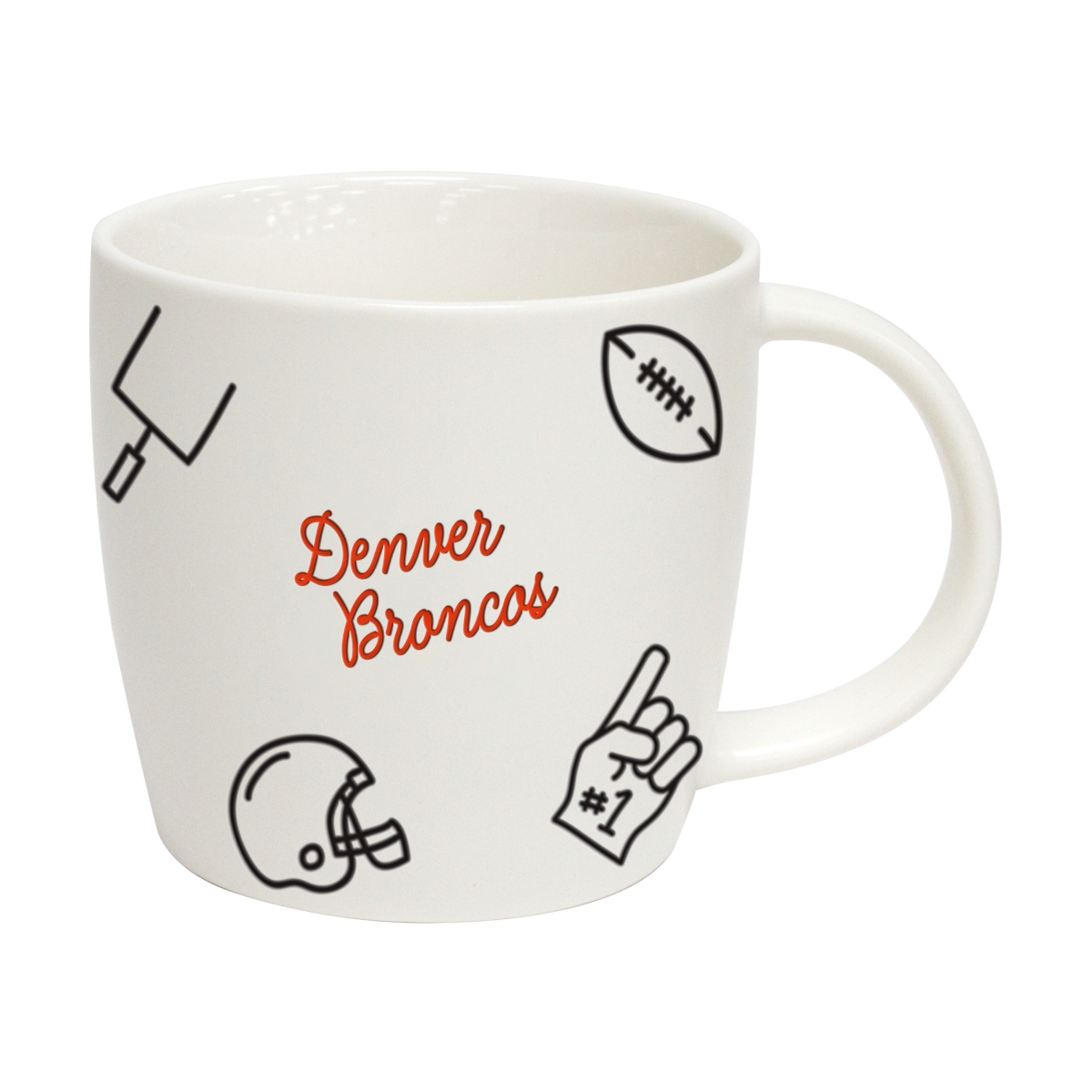 610-C18PM 18 oz Denver Broncos Playmaker Mug