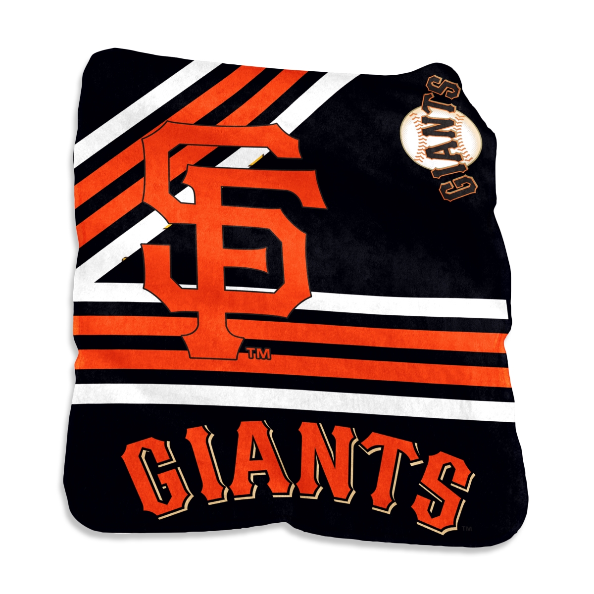 Picture of Logo Brands 525-26C SF Giants Raschel Throw