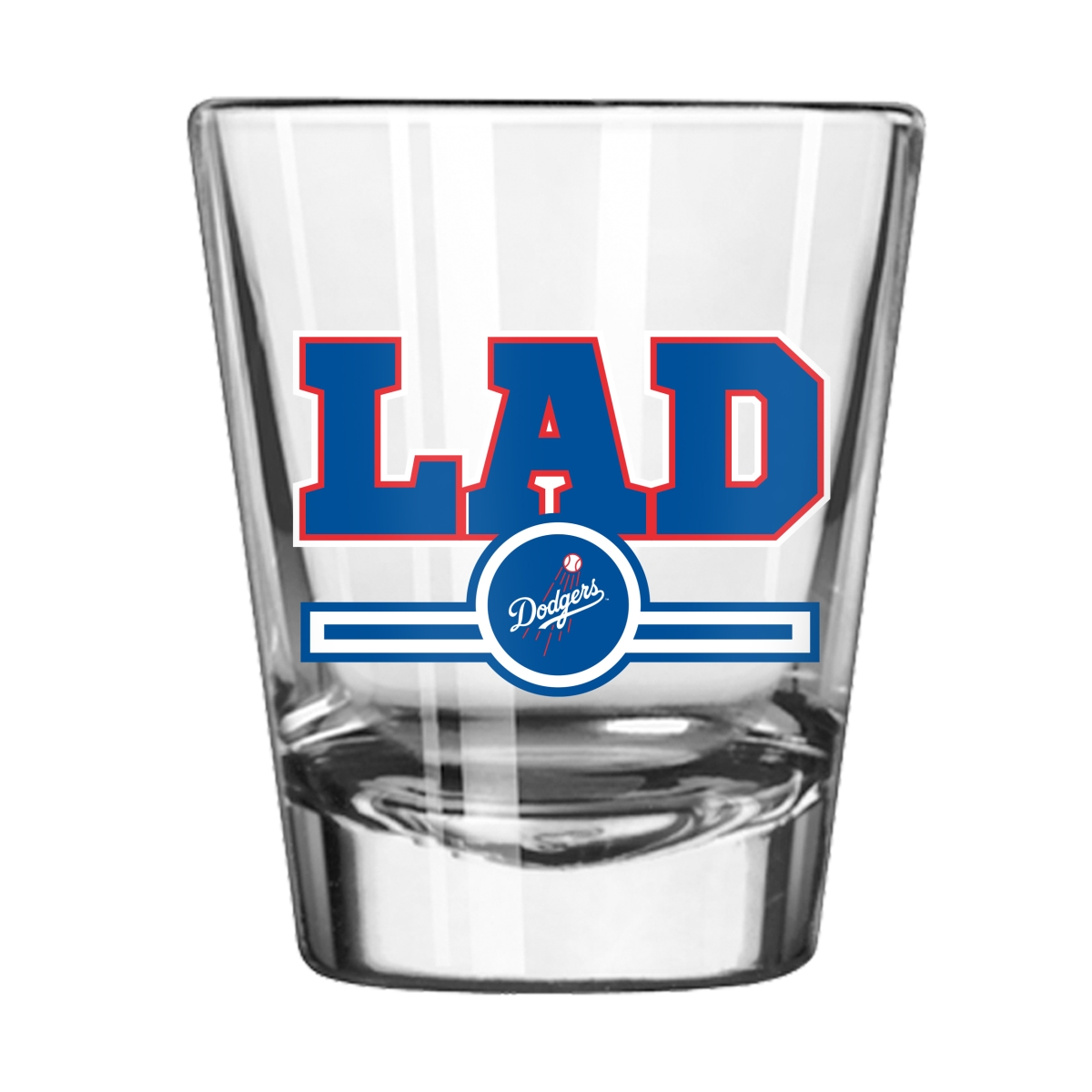 515-G2S-2 Los Angeles Dodgers 2 oz Letterman Shot Glass