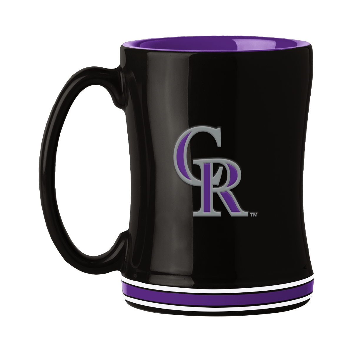 Picture of Logo Brands 510-C14RM Colorado Rockies 14 oz Relief Mug