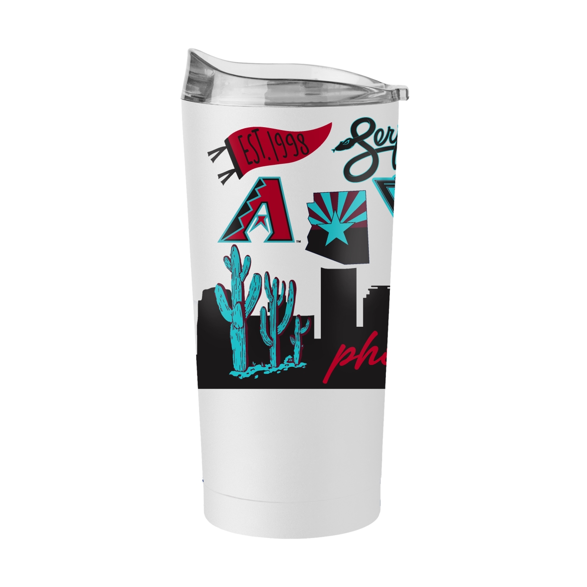 502-S20PT-63 Arizona Diamondbacks 20 oz Native Powder Coat Tumbler