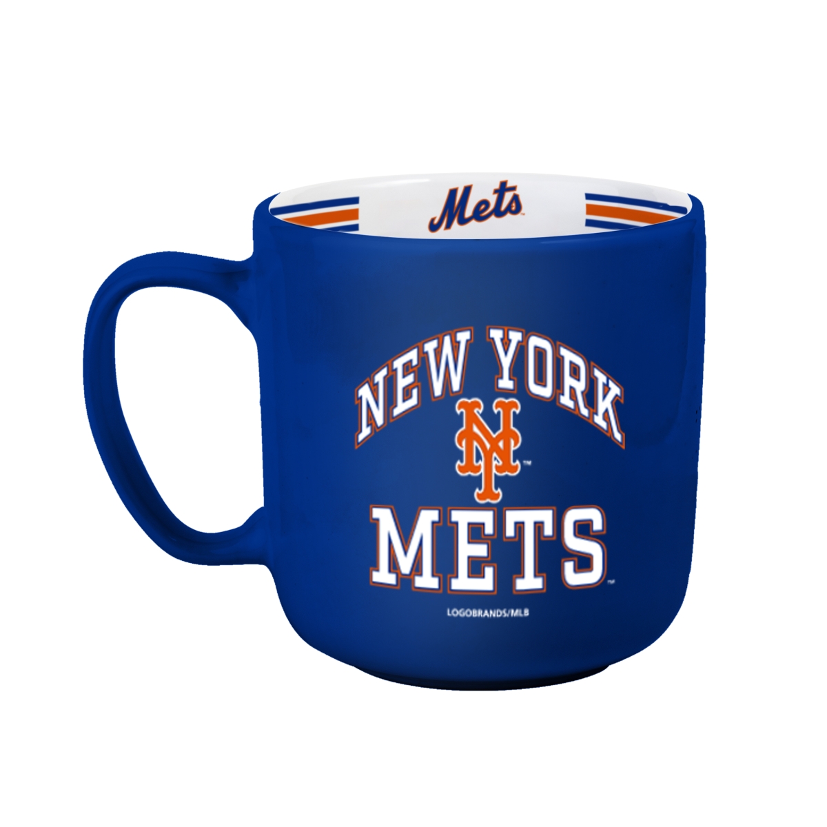 Picture of Logo Brands 519-C15SM NY Mets 15 oz Stripe Mug