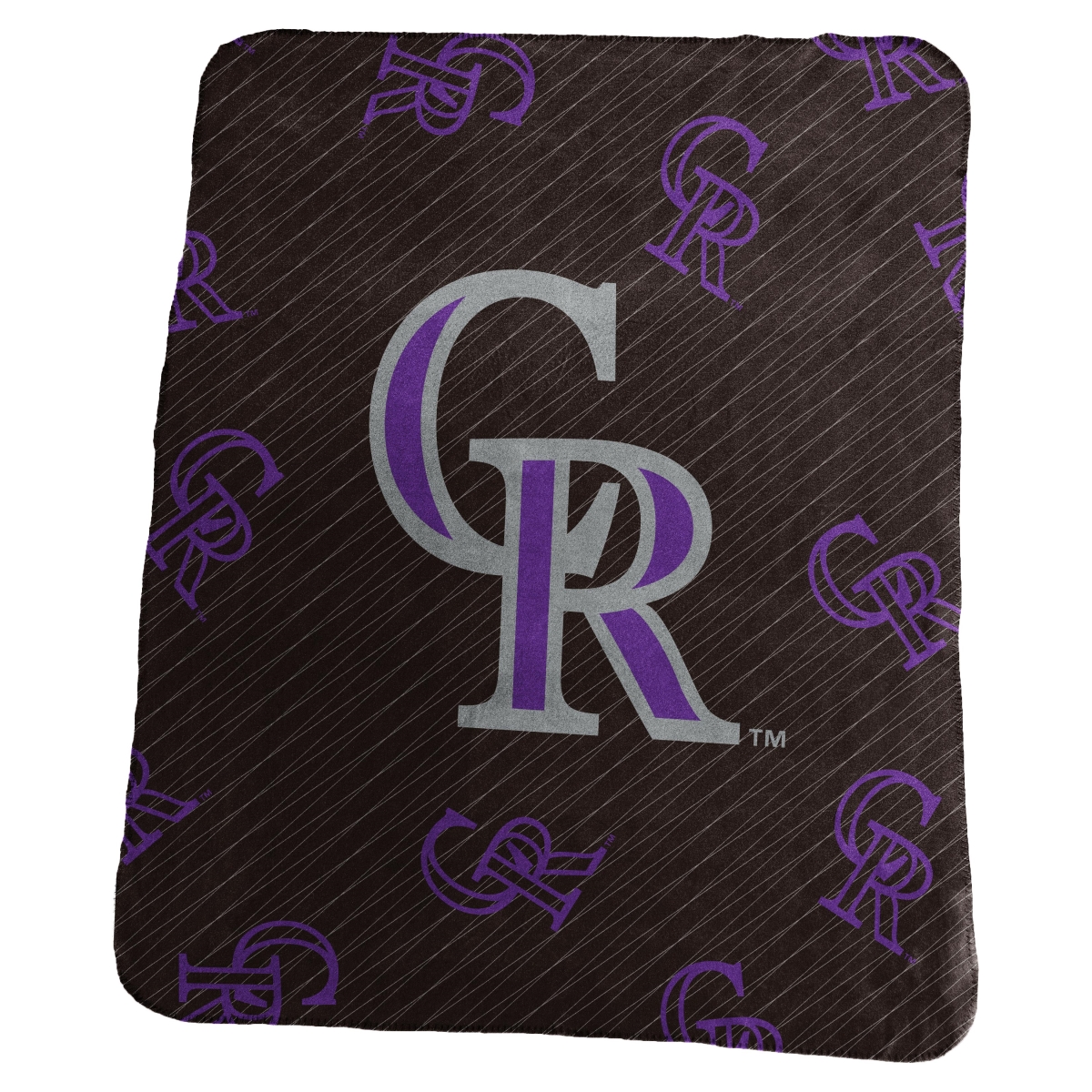 510-23D Colorado Rockies Repeating Classic Fleece Throw