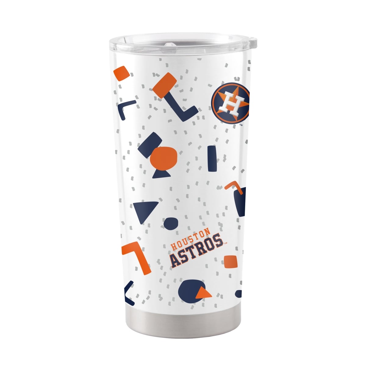 513-S20T-55 Houston Astros 20 oz Flashback Stainless Steel Tumbler