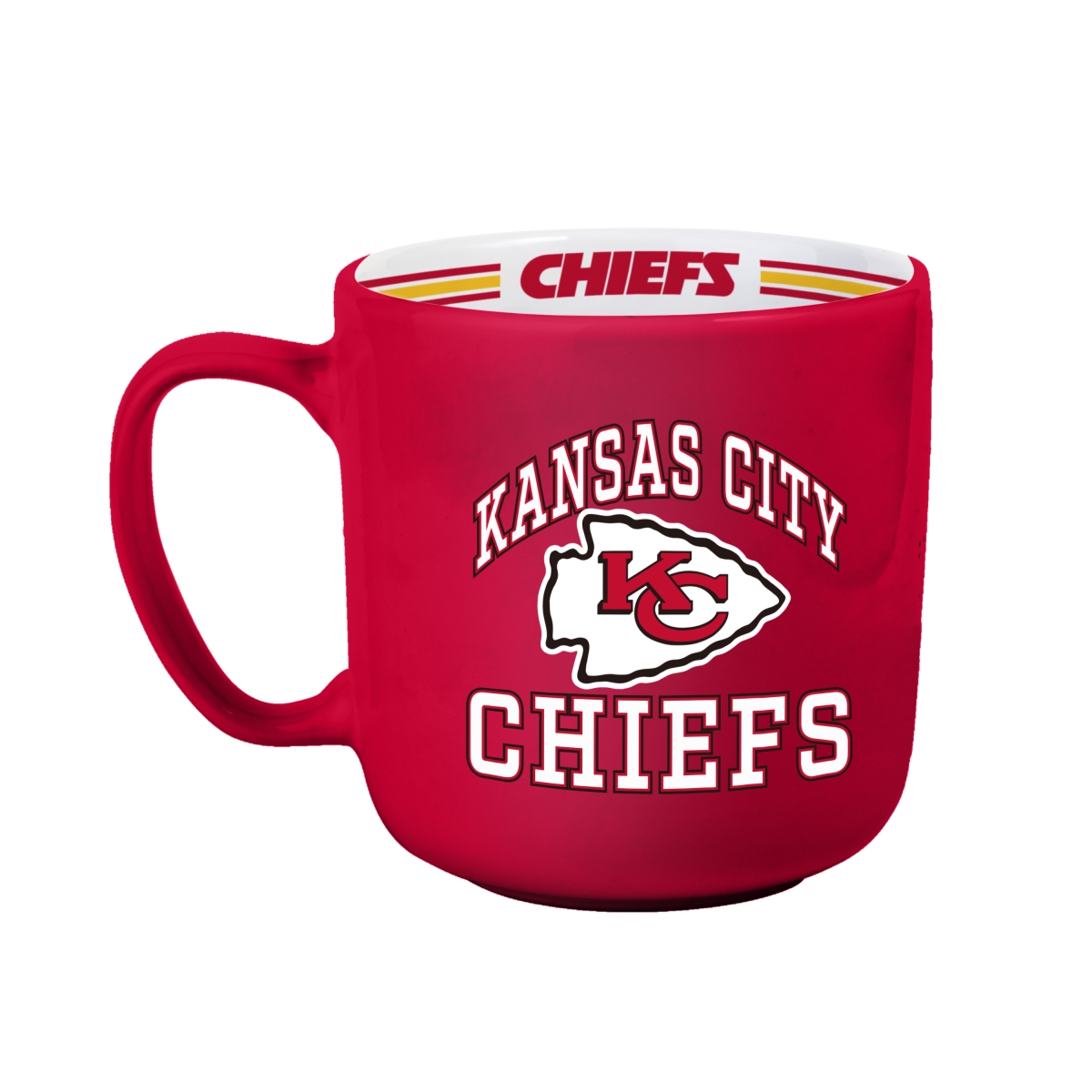 616-C15SM Kansas City Chiefs 15 oz Stripe Mug