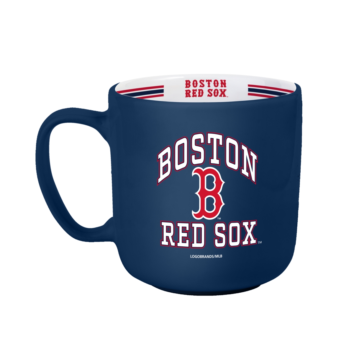 505-C15SM Boston Red Sox 15 oz Stripe Mug