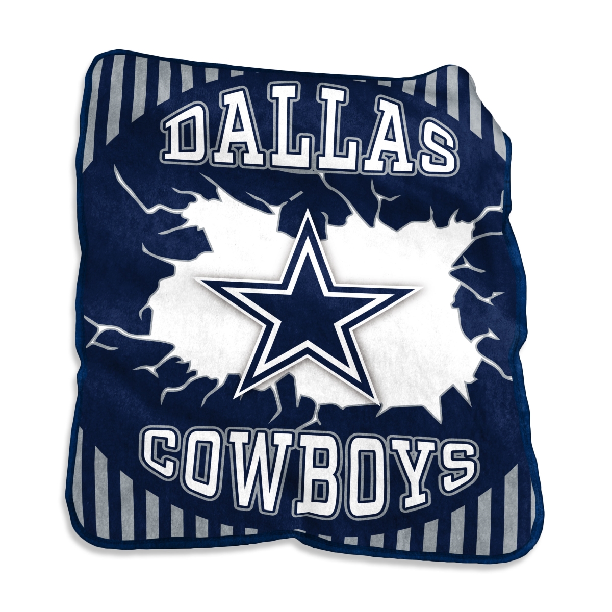 609-26-LT Dallas Cowboys Lightning Raschel Throw